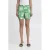 ICHI regular waist casual short groen