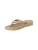 ILSE JACOBSEN Teenslipper ‘Cheerful 08M’  lichtbruin / goud / wit