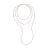 OPERA ketting kralen zoetwater 6-7mm veelkleurige lengte 160 cm