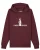 Watapparel Sweatshirt  bourgogne / wit