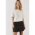 Mikuta The Black Sparkly Short Straight Tweed Skirt
