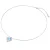 Rafaela Donata Ketting  lichtblauw / zilver