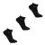 Everlast Dames/dames trainingssokken (pak van 3) (Zwart)