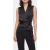 GUESS Iva Overlap Sl Blous Jet Black A996