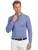 Gentiluomo polo lange mouw blauw