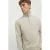 JACK & JONES Bradley sweat half zip regular fit – heren schipperstrui katoenmengsel met opstaande boord – beige