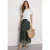 Chiffon maxirok met print