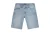 Rellix straight denim short light blue denim