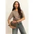 Expresso gebreid vest met wol – beige