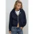 Oversized gebreid hoodie met rits