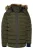 FQ1924 Winterjas ‘AKSEL’  olijfgroen / donkergroen