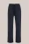 WE Fashion – Heren loose fit joggingbroek van interlock met embroidery – Loose fit – Donkerblauw – Katoen –