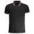 Cavalli Class Polo Shirt met Tipped Kraag en Toned Logo in Zwart