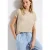 Street One Dames Shirt met tekst in Beige