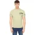 Duck and Cover Heren Tatick Geborsteld Katoenen T-Shirt (Licht Olijf)