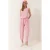 Mouwloze Crew Neck Blouse en Carrof Fıt Broek Set