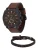 FOSSIL Analoog horloge ‘Machine’  donkerbruin / zwart