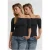 Dames-T-shirt Urban Classics Organic Asymmetric (x2)