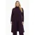 YOEK Plus Size vest – donkerpaars