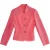 Michael Kors EENKNOPSE BLazer in Roze Wol