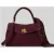 Lauren Ralph Lauren Kleine satchel van kalfsnappaleder met doekdetail model ‘FARRAH’