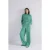 Summum Woman Flared Pants Fluid Stretch Cord Peacock