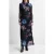 French Connection Tarissa Mesh Rose Dress Rose Black Multi