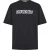 Off White Heren T-shirt met skate-print (Zwart, Wit)