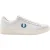Fred Perry Heren Laurier Krans Logo Leren Trainers (Wit)