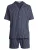 SEIDENSTICKER Pyjama kort ‘Classic Twill’  donkerblauw