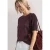 Street One Dames Shirt met ronde hals en knoopdetails in Rood