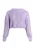 Mymo Gebreide cropped trui Dames violet