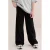 WE Fashion loose fit pantalon met plooien – zwart