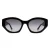 Guess GF6164 01B glanzend zwart grijs gradiënt zonnebril