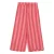 s.Oliver wide leg high waist gestreepte casual broek roze