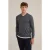 We Fashion Pullover Blended Dark Grey