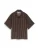 TOM TAILOR DENIM Blouse  donkerbruin / wit