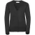 Russell Collection Dames/Dames Gebreid V Hals Vest (Houtskool mergel)