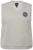 Ulla Popken Bodywarmer  blauw / lichtgrijs