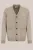 WE Fashion – Heren slim fit vest van wolmix – Regular fit – Lichtbruin –