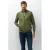 State of Art katoenen quilted gebreid vest – mosgroen
