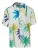 KOROSHI Overhemd  azuur / mosterd / jade groen / offwhite