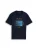 TOM TAILOR Shirt  nachtblauw / azuur / donkergeel / wit