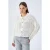 Gegokt Brei Cardigan met Knopen Sluiting