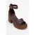MARGOT Leer Platform Sandaal (Women)