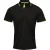 Premier Herencontrast Coolchecker Polo Shirt (Zwart/Kalk)