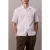 Calvin Klein Ss Traveler Linen Shirt Brilliant White