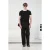 Basis T-Shirt met Ronde Hals en Contrast Bies