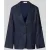Christian Berg Woman Linnen blazer met paspelzakken