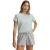 Under Armour Dames/Dames Rival Core Oversized T-shirt met korte mouwen (Blauw/Wit)